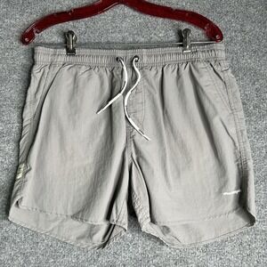 Maamgic‎ Mens Swim Trunks Size Medium Gray Elastic Waist